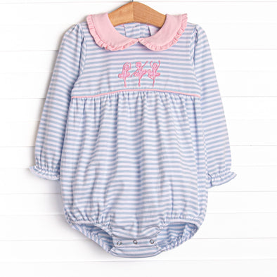 Ruffles and Recitals Applique Bubble, Blue