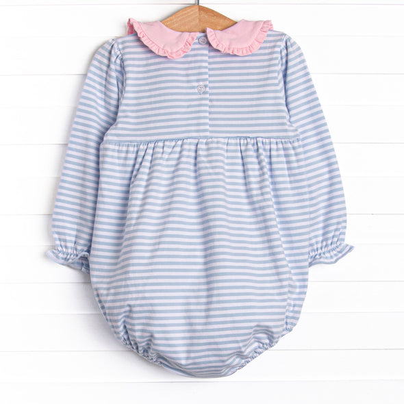 Ruffles and Recitals Applique Bubble, Blue