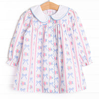 Rose of Bows Dress, Blue