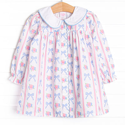 Rose of Bows Dress, Blue