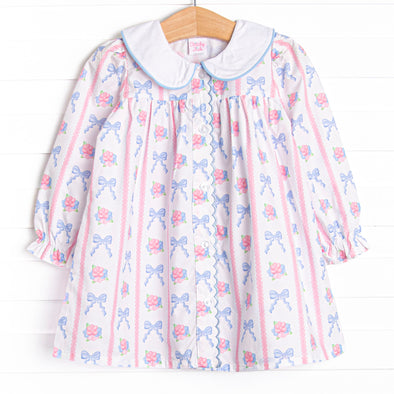 Rose of Bows Dress, Blue