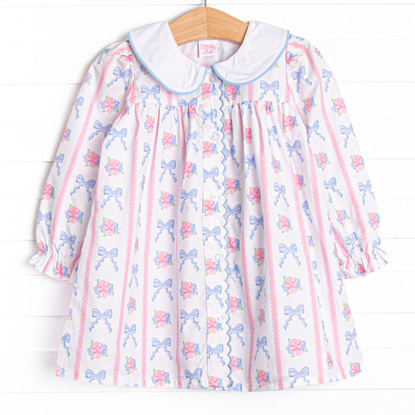 Rose of Bows Dress, Blue