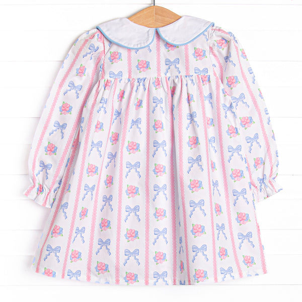 Rose of Bows Dress, Blue