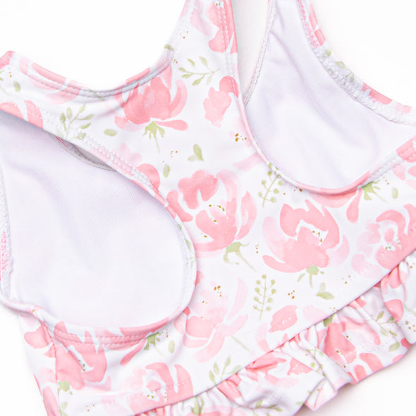 Poolside Peonies Bikini, Pink