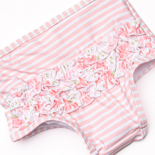 Poolside Peonies Bikini, Pink