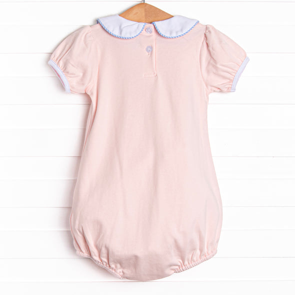Pocket Petals Embroidered Bubble, Pink