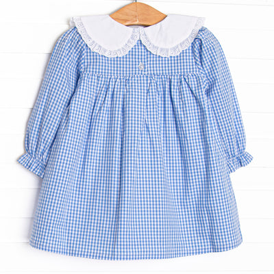 Sweet Carolina Dress, Blue Gingham