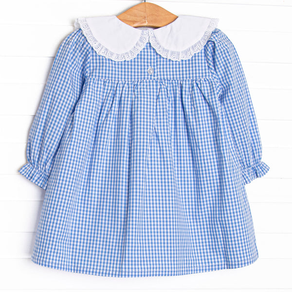 Sweet Carolina Dress, Blue Gingham