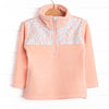 Paisley Fleece Pullover, Pink
