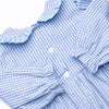 Outstanding Orchard Smocked Diaper Set, Blue Check
