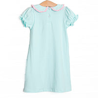 Sunny Day Picks Applique Dress, Mint