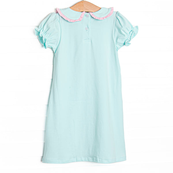 Sunny Day Picks Applique Dress, Mint