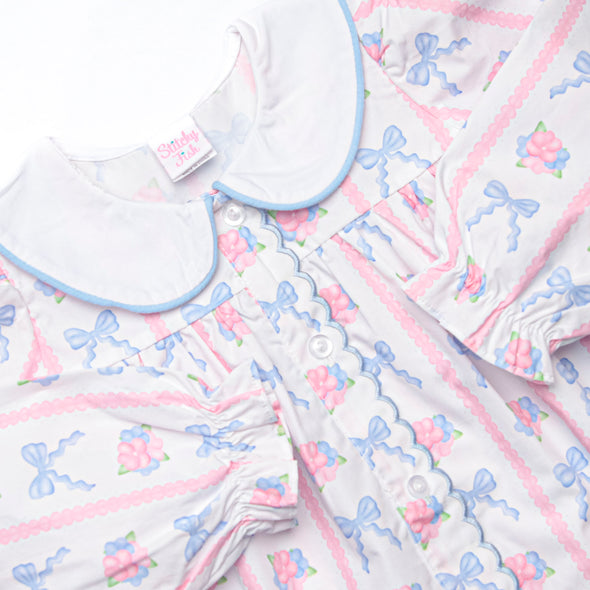 Rose of Bows Dress, Blue