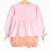 Mostly Ghostly Applique Bloomer Set, Pink