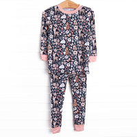 Woodland Wonders Bamboo Pajama Set, Blue