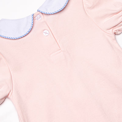 Pocket Petals Embroidered Dress, Pink