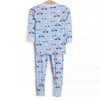 First Responder Rescue Bamboo Pajama Set, Blue