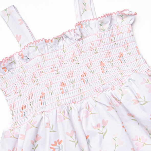 Spring Breeze Ruffle Short Set, Pink