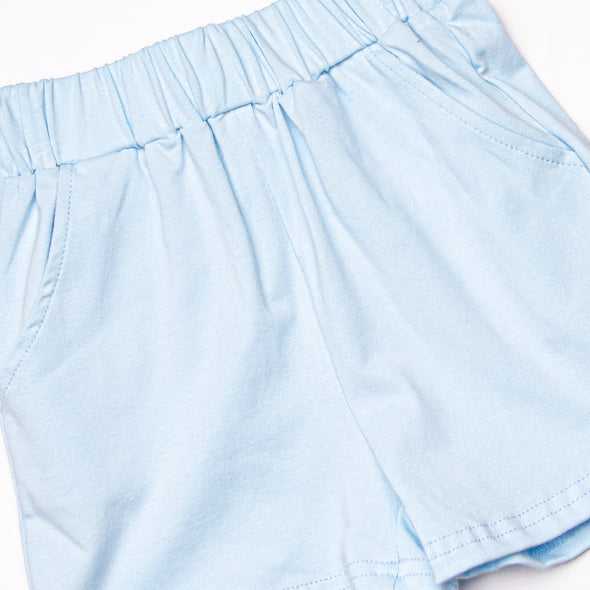 Little Boy Blue Short Set, Blue Stripe