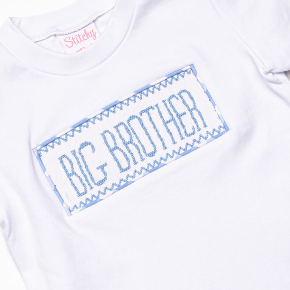 Big Brother Smocked Short Set, Blue