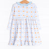 Prim and Proper Pumpkins Dress, Blue