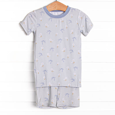 Sweet Dream Sage Bamboo Pajama Short Set, Green