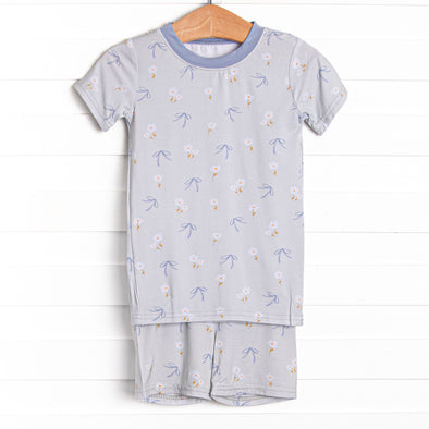 Sweet Dream Sage Bamboo Pajama Short Set, Green