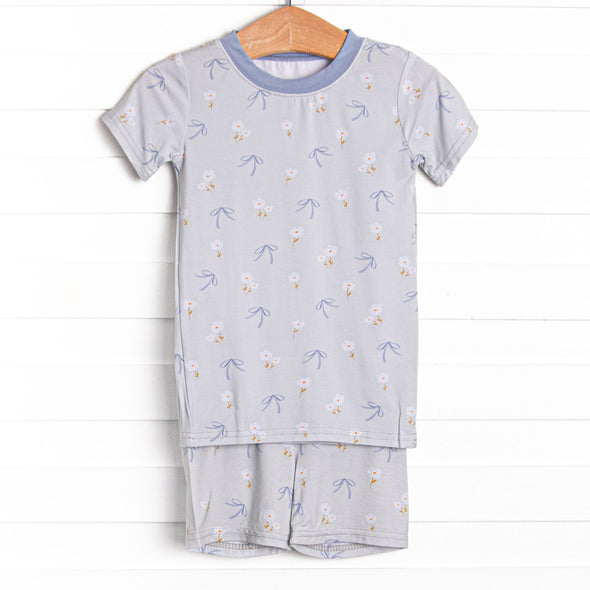 Sweet Dream Sage Bamboo Pajama Short Set, Green