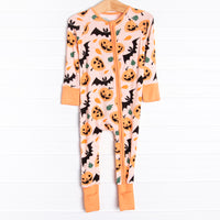 Sleepy Hollow Bamboo Zippy Pajama, Orange