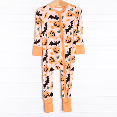Sleepy Hollow Bamboo Zippy Pajama, Orange