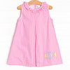 Fish Tails Applique Dress, Pink