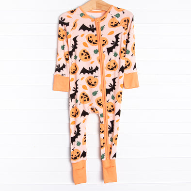 Sleepy Hollow Bamboo Zippy Pajama, Orange