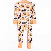 Sleepy Hollow Bamboo Zippy Pajama, Orange