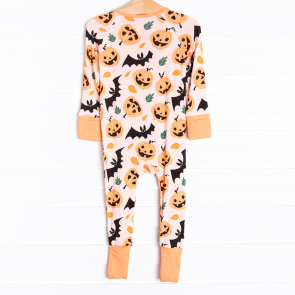 Sleepy Hollow Bamboo Zippy Pajama, Orange
