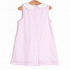 Seashell Search Applique Dress, Pink