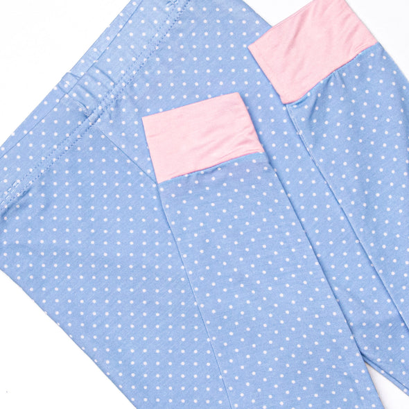 Dottie Bamboo Pajama Set, Blue