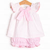 Wildberry Wonder Applique Bloomer Set, Pink