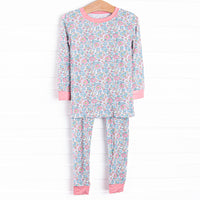 Fan Favorite Florals Bamboo Pajama Set, Pink