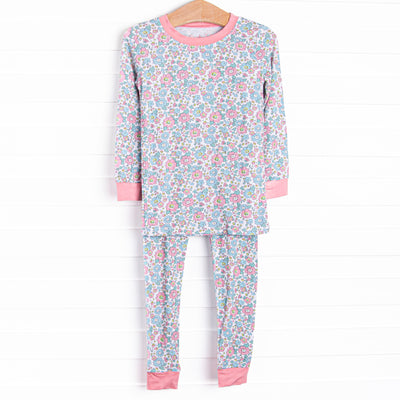 Fan Favorite Florals Bamboo Pajama Set, Pink