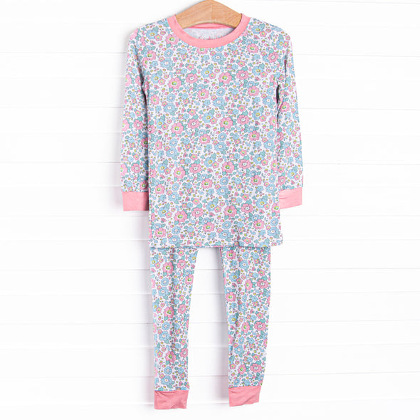 Fan Favorite Florals Bamboo Pajama Set, Pink