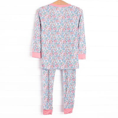 Fan Favorite Florals Bamboo Pajama Set, Pink
