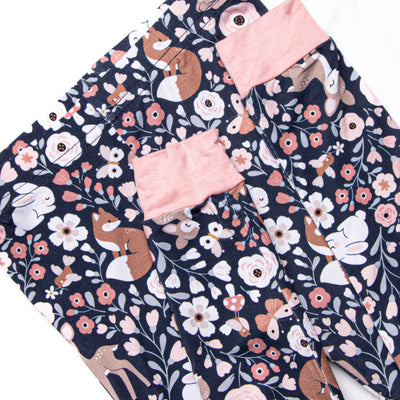Woodland Wonders Bamboo Pajama Set, Blue
