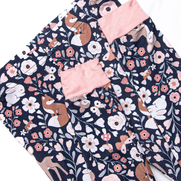 Woodland Wonders Bamboo Pajama Set, Blue