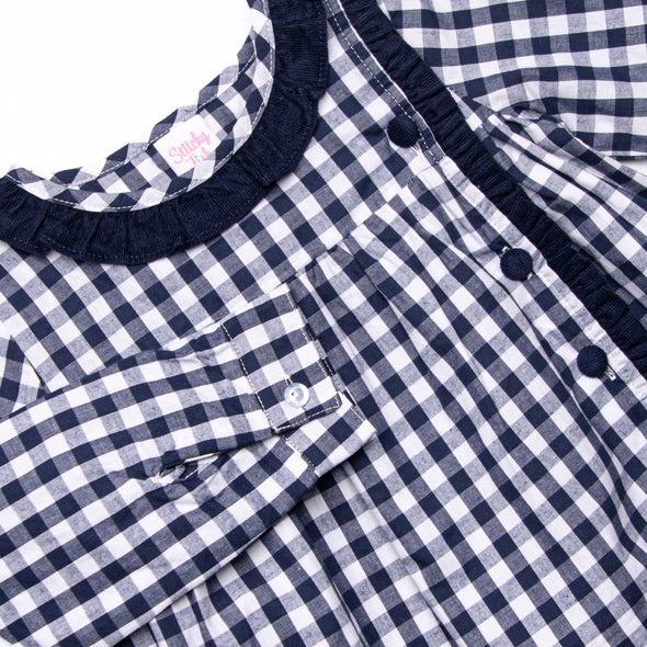 Oakhurst Navy Diaper Set, Navy