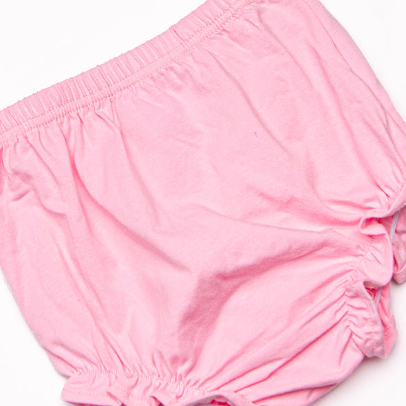 Fish Tails Applique Diaper Set, Pink