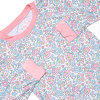 Fan Favorite Florals Bamboo Pajama Set, Pink