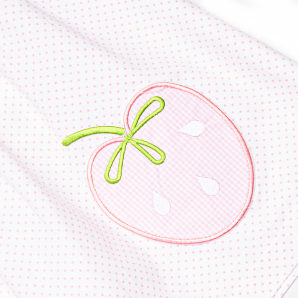 Wildberry Wonder Applique Bloomer Set, Pink