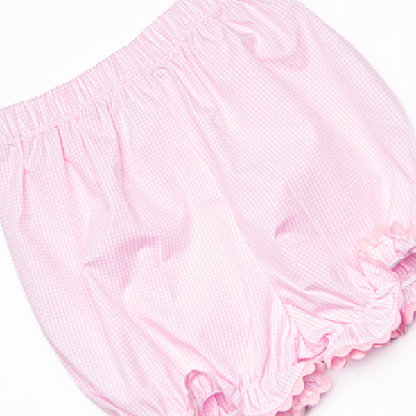 Wildberry Wonder Applique Bloomer Set, Pink