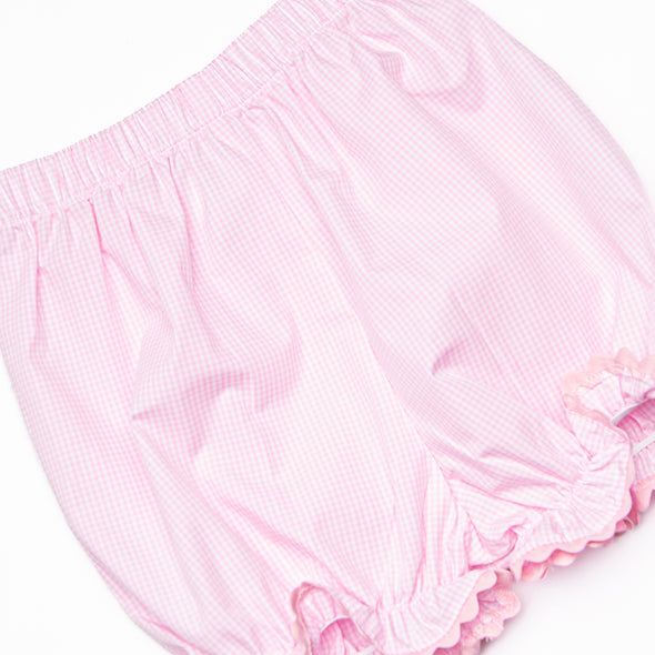 Wildberry Wonder Applique Bloomer Set, Pink