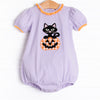 Scaredy Cat Applique Bubble, Purple